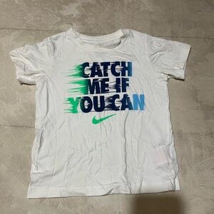 Nike Kids White Graphic T-Shirt